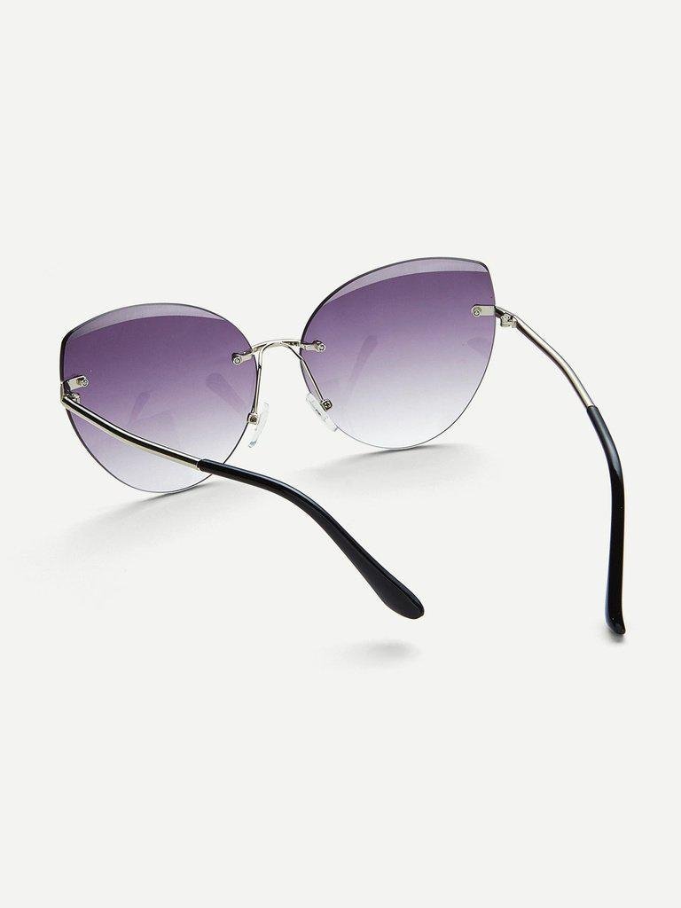 Rimless Tinted Lens Sunglasses-accessories-Des Mess