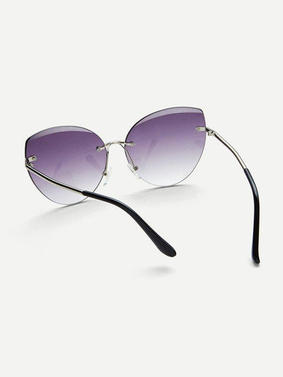 Rimless Tinted Lens Sunglasses-accessories-Des Mess