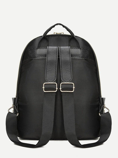 Zip Front Side Pocket Backpack-accessories-Des Mess