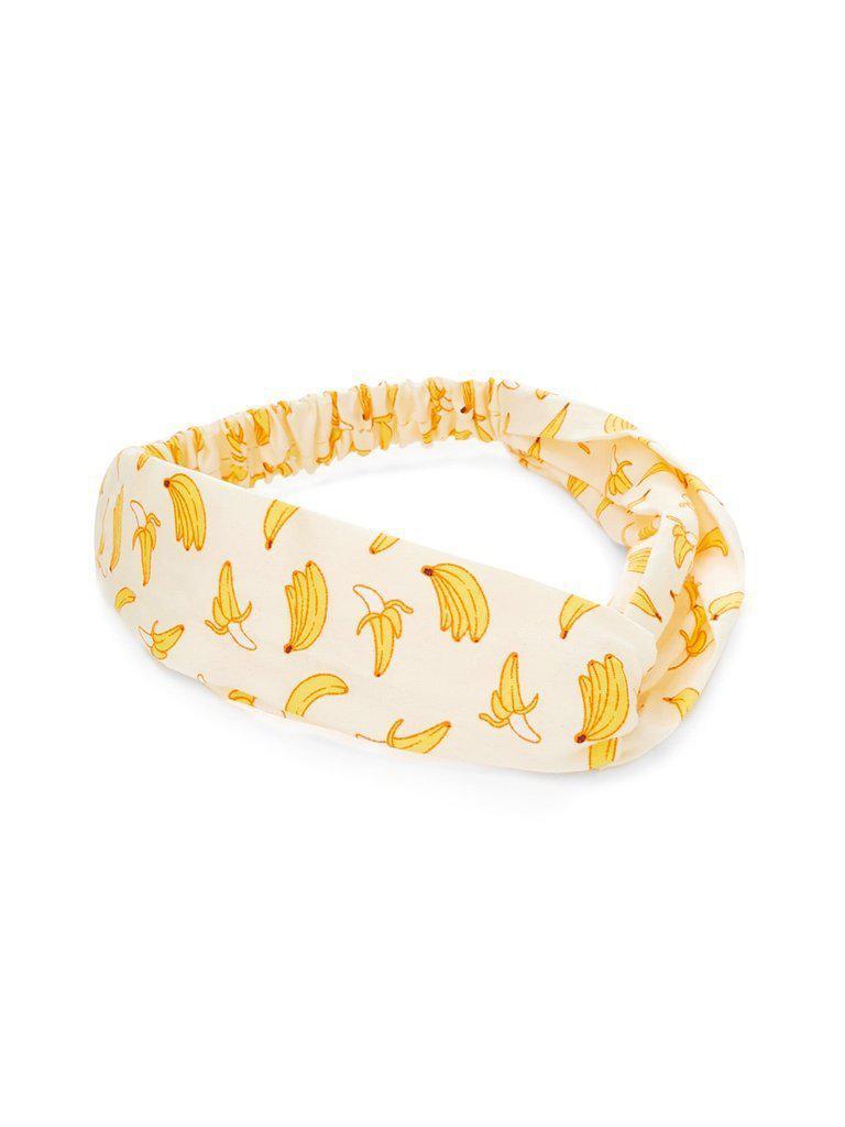 Banana Print Twist Headband-hair-Des Mess