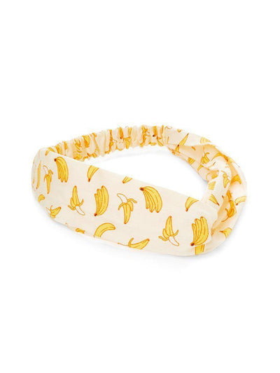 Banana Print Twist Headband-hair-Des Mess