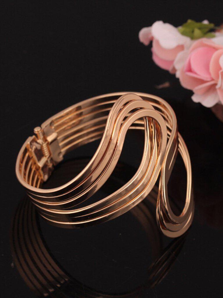 Layered Bangle Bracelet--Des Mess