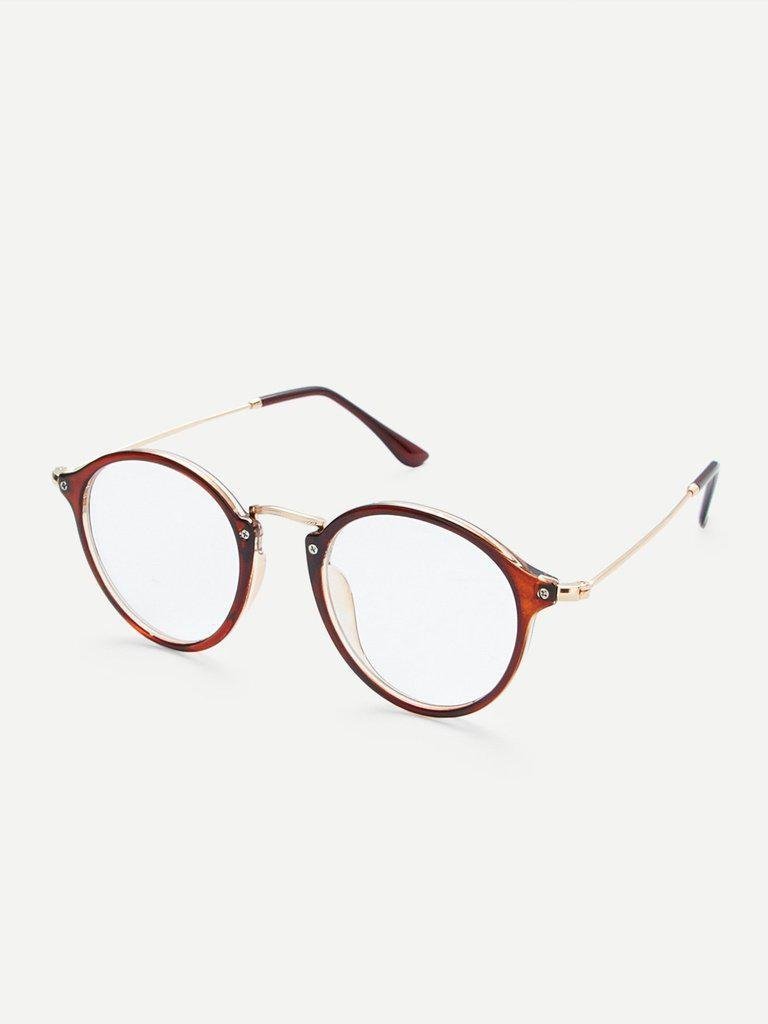 Metal Top Bar Round Glasses-accessories-Des Mess