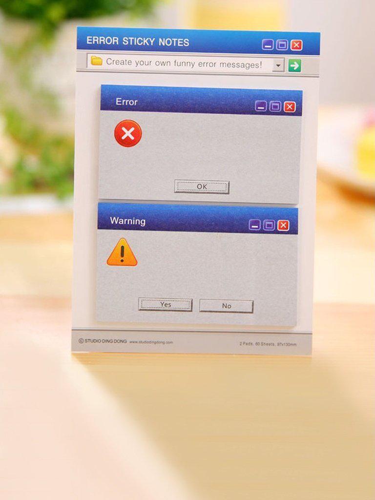 Error Sticky Memo Pads 60sheets-others-Des Mess