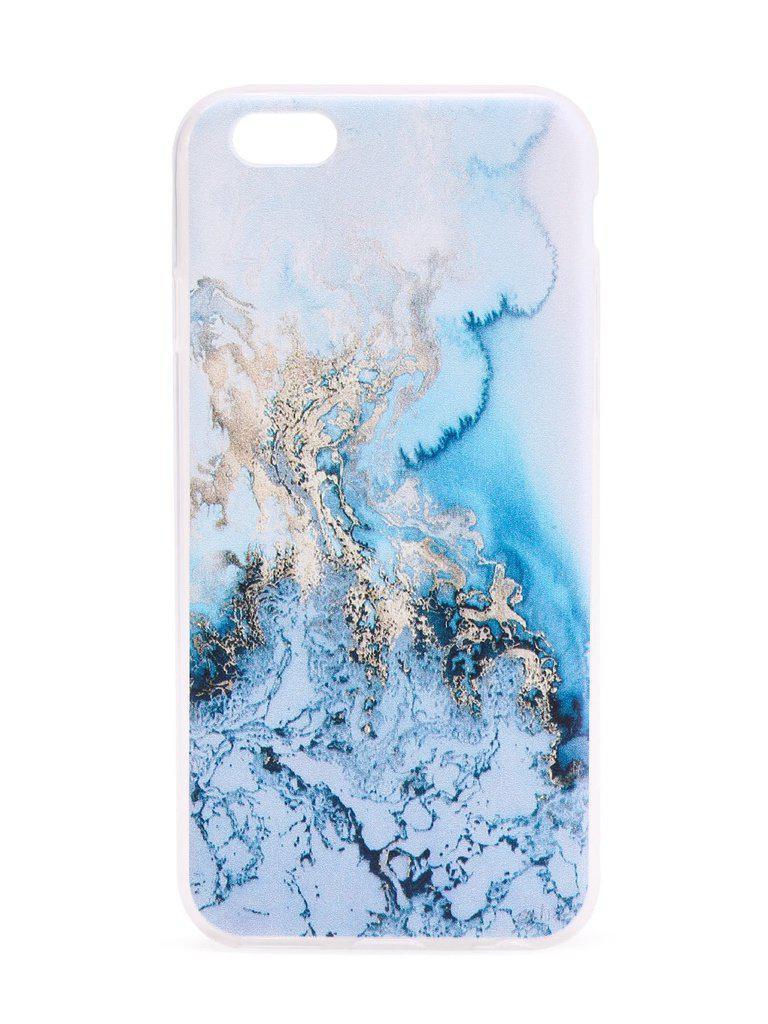 Blue Marble Print iPhone Case-others-Des Mess