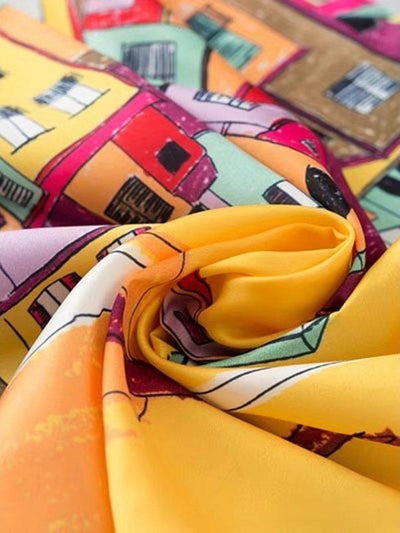 Cartoon Print Bandana Scarf-accessories-Des Mess