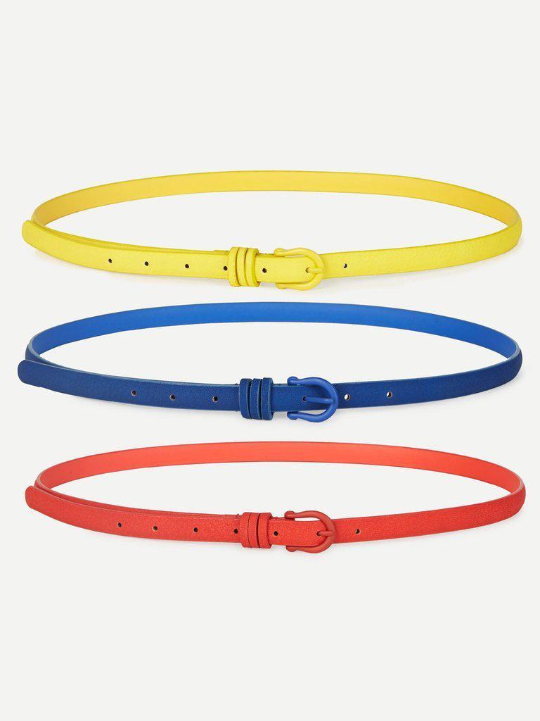 Skinny Belt 3pcs-accessories-Des Mess