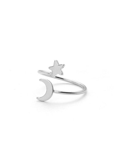 Moon & Star Design Ring-jewelry-Des Mess
