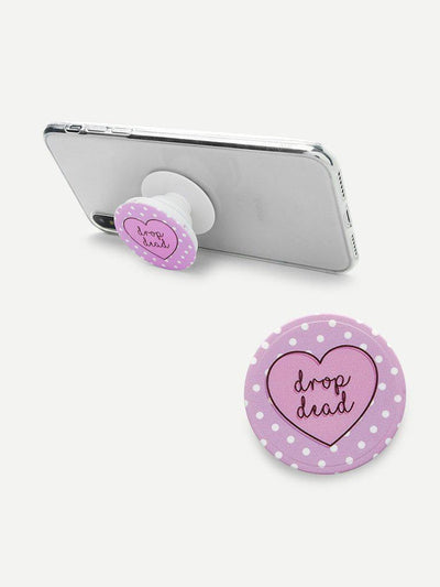 Slogan Heart Gasbag Phone Holder-others-Des Mess
