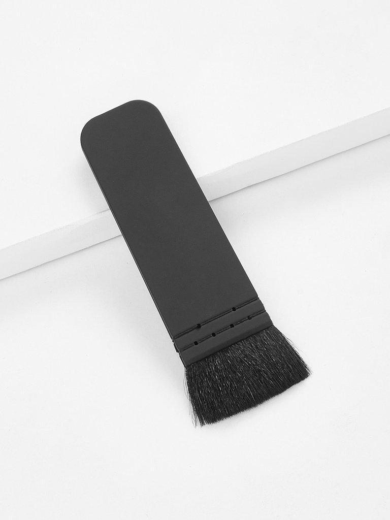Black Flat Makeup Brushes--Des Mess