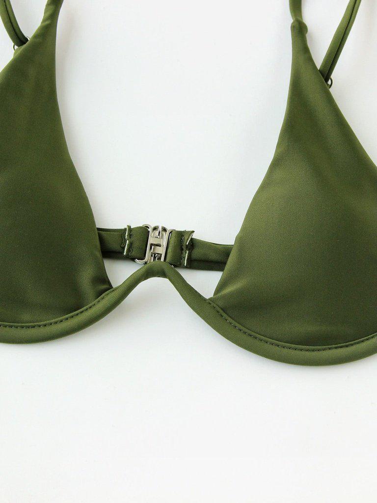High Leg Underwire Bikini Set-swimwear-Des Mess