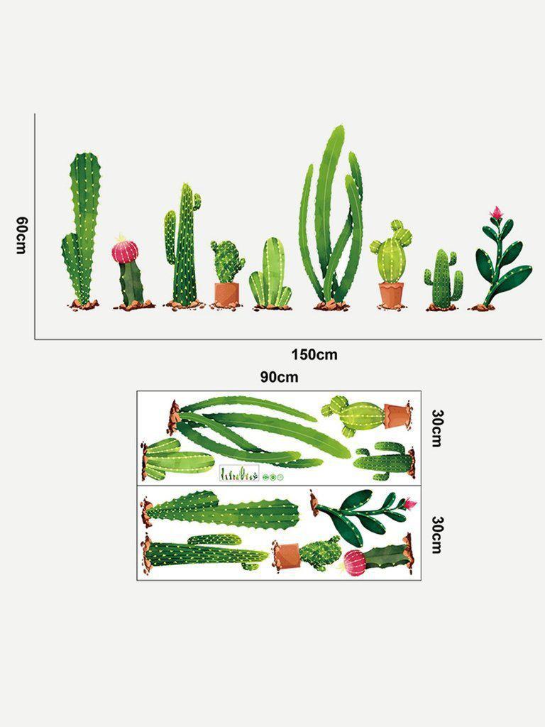 Multi Shaped Cactus Wall Decal-others-Des Mess