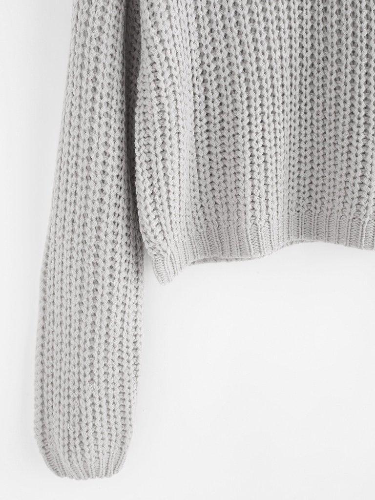 Turtle Neck Drop Shoulder Jumper-outerwear-Des Mess