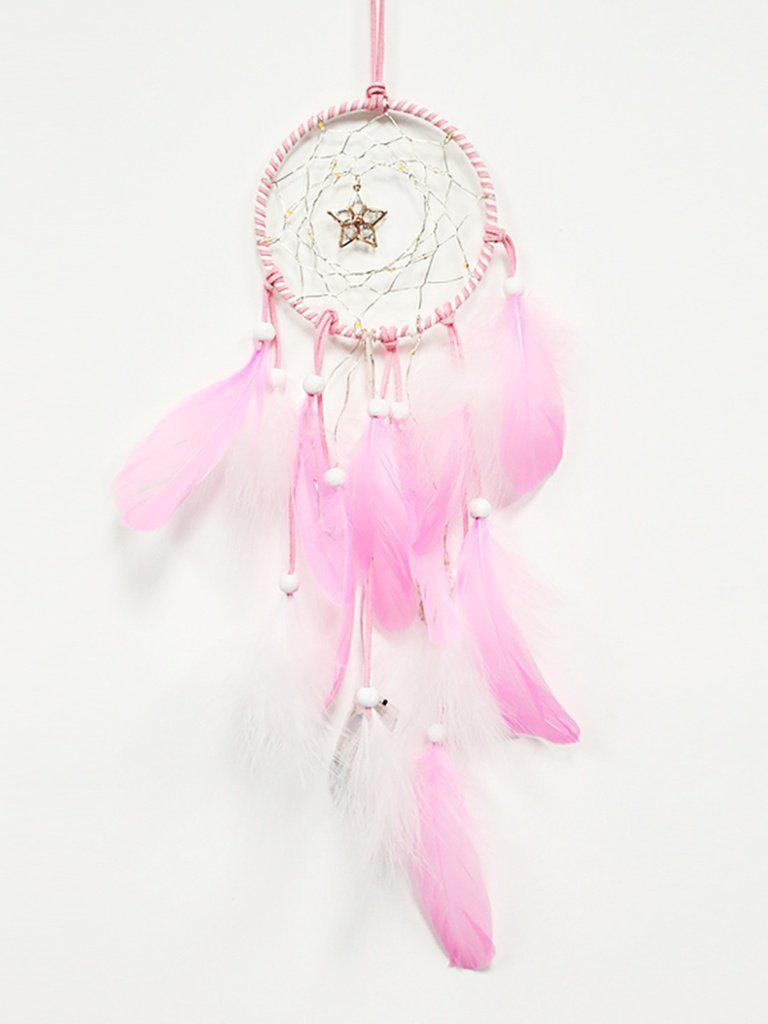 Feather Fringe Dreamcatcher Light-others-Des Mess