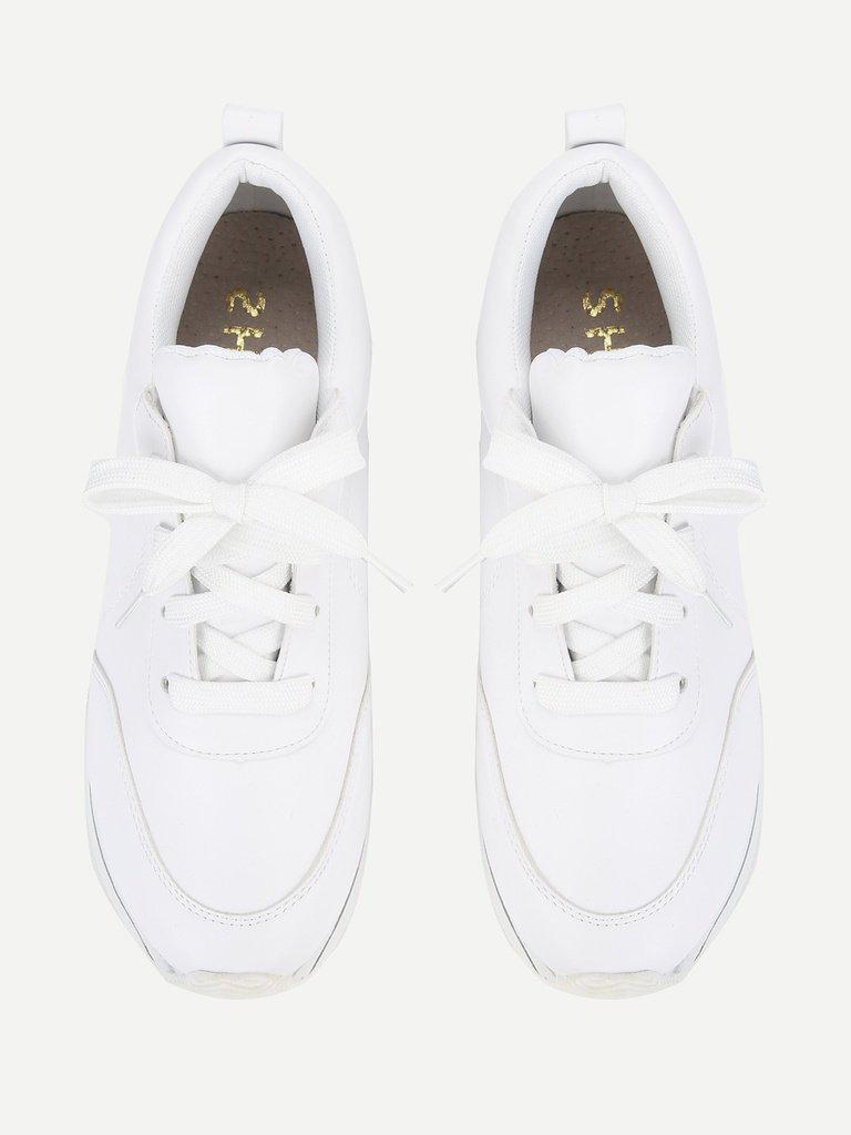 Lace Up Low Top Sneakers-shoes-Des Mess