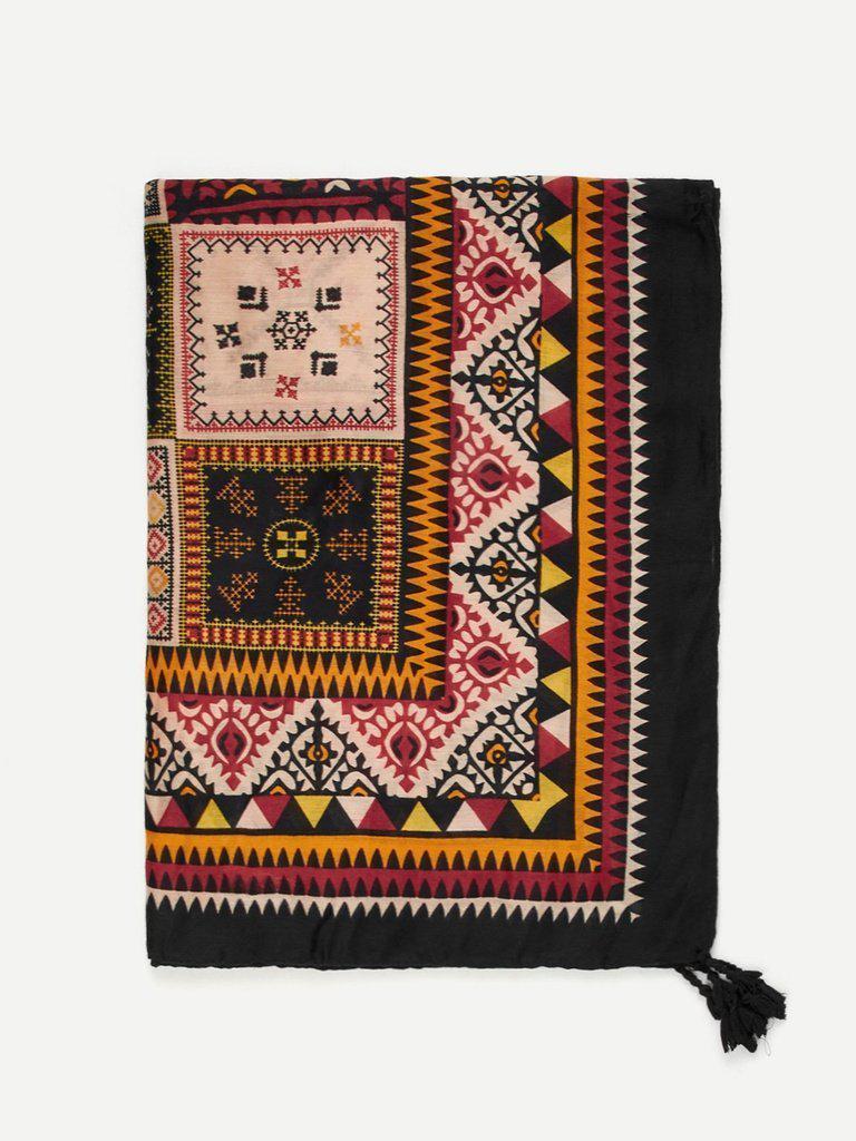 Tribal Print Scarf-accessories-Des Mess