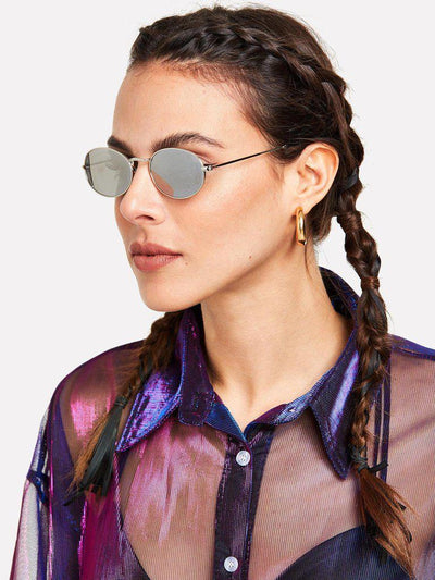 Retro Oval Sunglasses-accessories-Des Mess