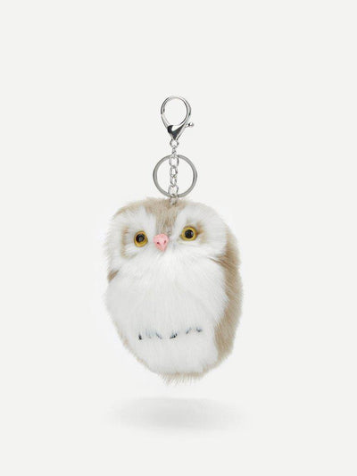 Downy Owl Keychain-others-Des Mess