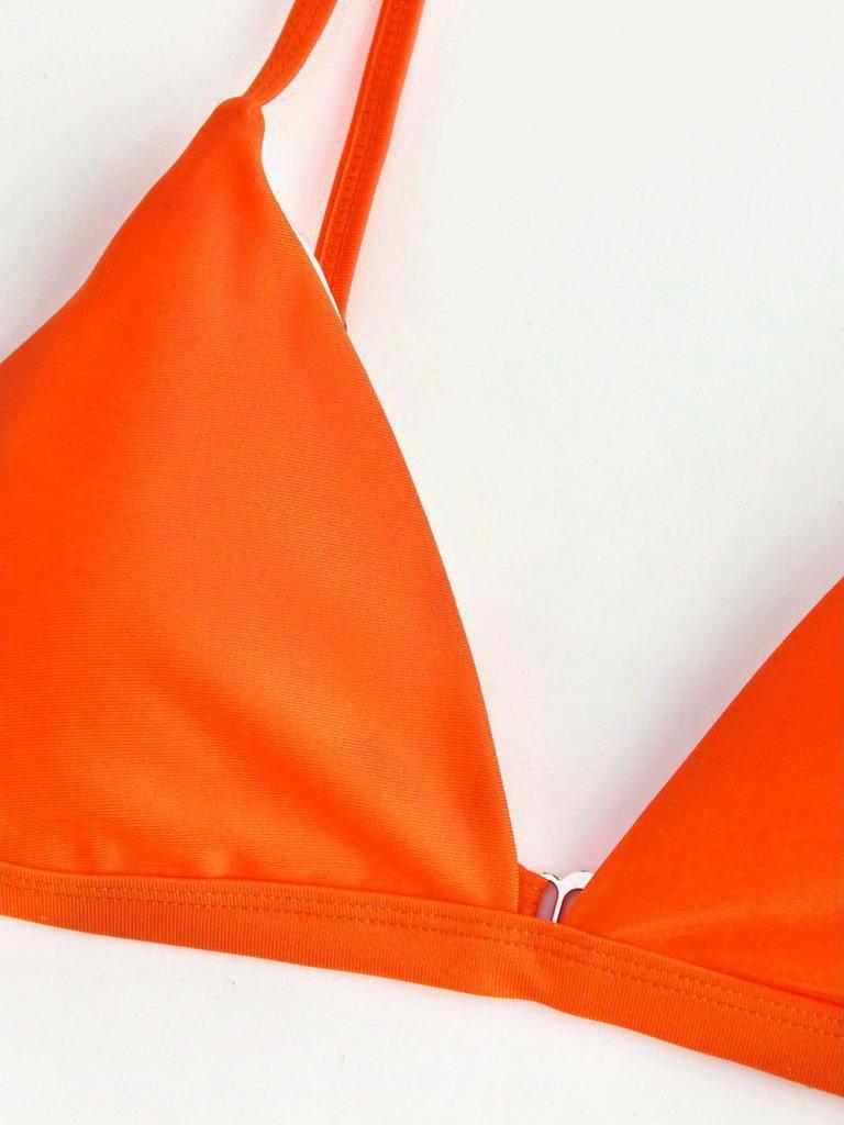 High Leg Triangle Bikini Set-swimwear-Des Mess