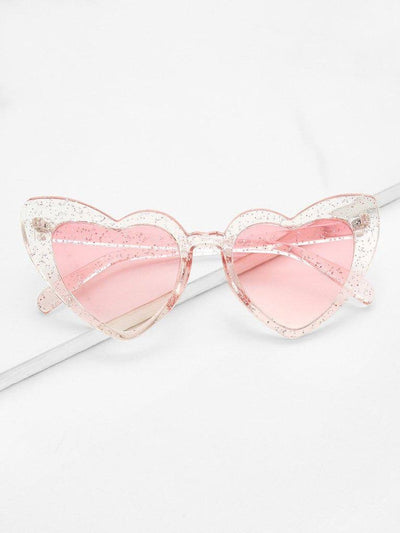 Heart Shaped Frame Sunglasses-accessories-Des Mess