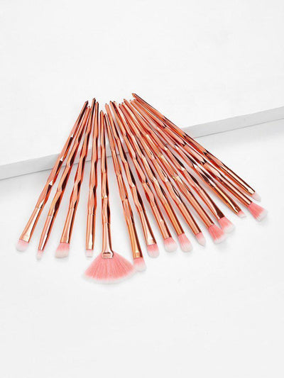 Diamond Shaped Handle Eye Brush 11pcs-makeup-Des Mess