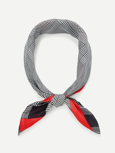 Houndstooth Pattern Bandana-accessories-Des Mess