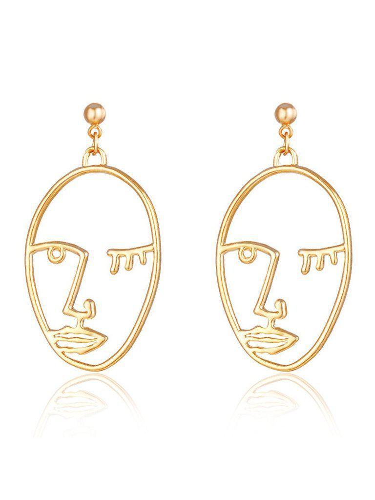 Open Face Drop Earrings-jewelry-Des Mess