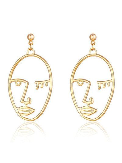 Open Face Drop Earrings-jewelry-Des Mess