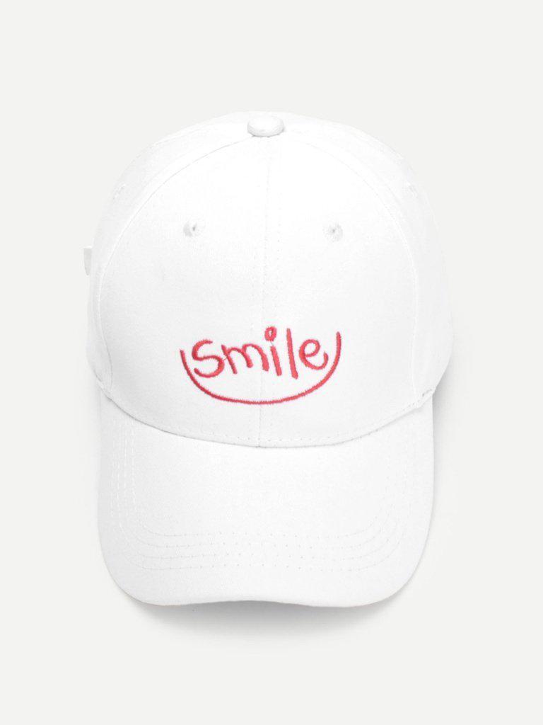 Embroidered Letter Baseball Cap-accessories-Des Mess