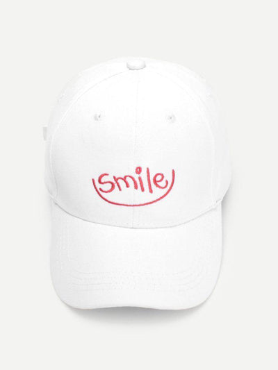 Embroidered Letter Baseball Cap-accessories-Des Mess