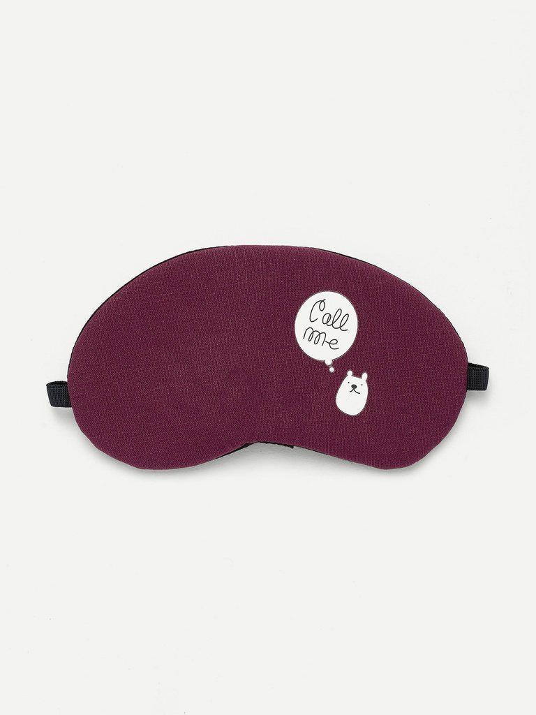 Graphic Print Eye Mask-others-Des Mess