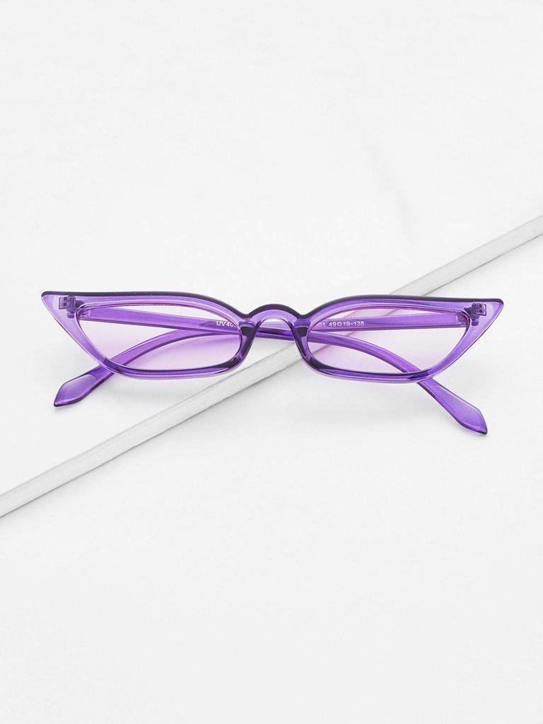 Tinted Lens Cat Eye Sunglasses-accessories-Des Mess