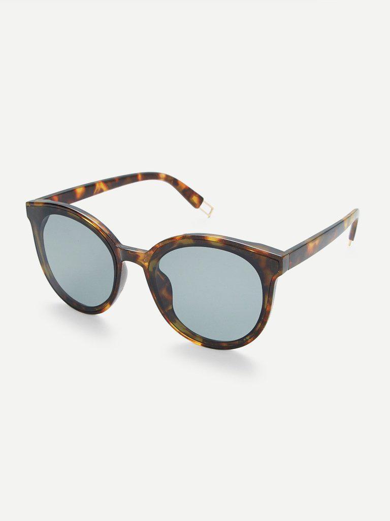 Cat Eye Mirror Lens Sunglasses-accessories-Des Mess