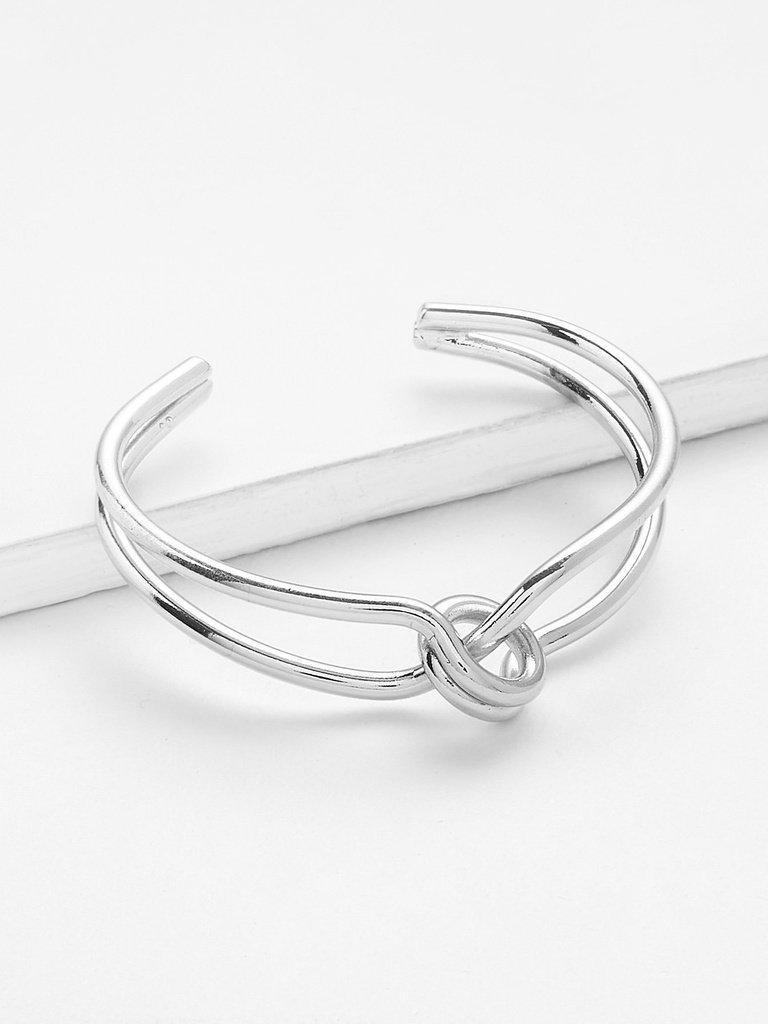 Open Knot Cuff Bangle--Des Mess