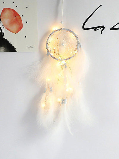 Fluffy Feather Dreamcatcher Light-others-Des Mess