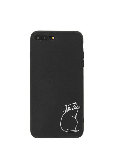 Cat Print iPhone Case-others-Des Mess
