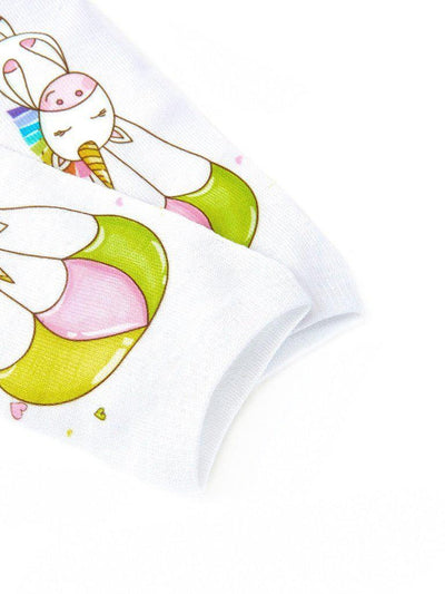 Cartoon Print Invisible Socks-accessories-Des Mess