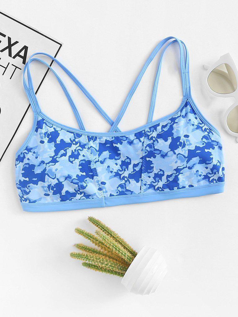 Strappy Sports Bra-sportswear-Des Mess