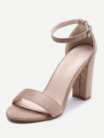 Two Part Block Heeled Sandals-shoes-Des Mess