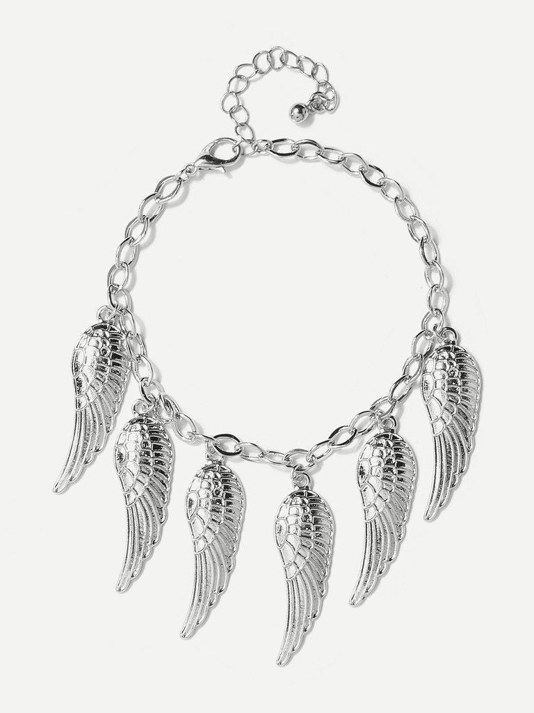 Wing Design Chain Bracelet--Des Mess
