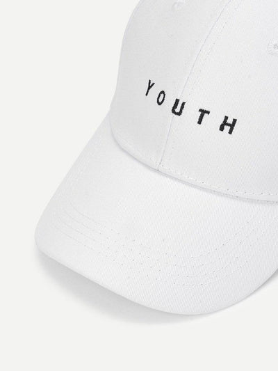 Embroidered Letter Baseball Cap--Des Mess