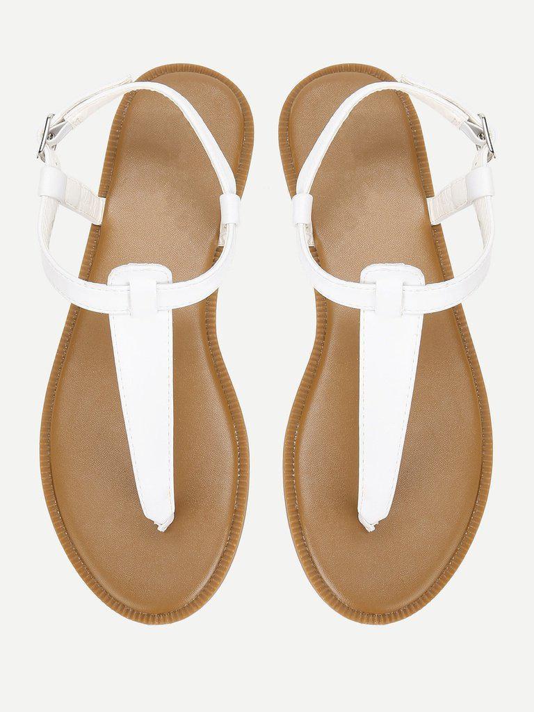 Toe Post Flat Sandals-shoes-Des Mess