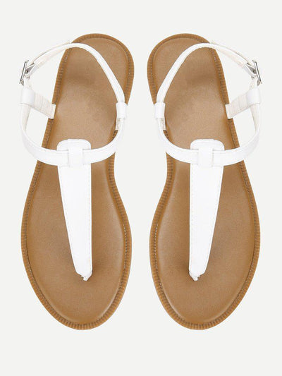 Toe Post Flat Sandals-shoes-Des Mess