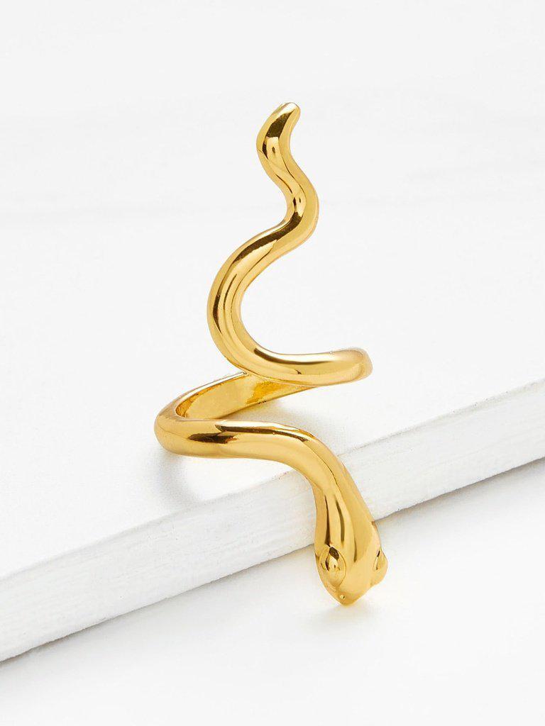 Smooth Snake Design Ring-jewelry-Des Mess