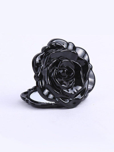 Rose Shaped Fold Mirror-makeup-Des Mess