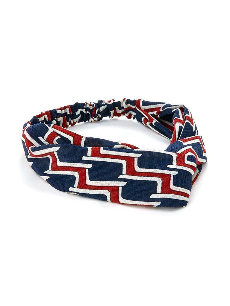 Plaid Twist Headband-hair-Des Mess