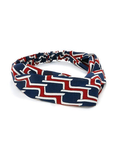Plaid Twist Headband-hair-Des Mess