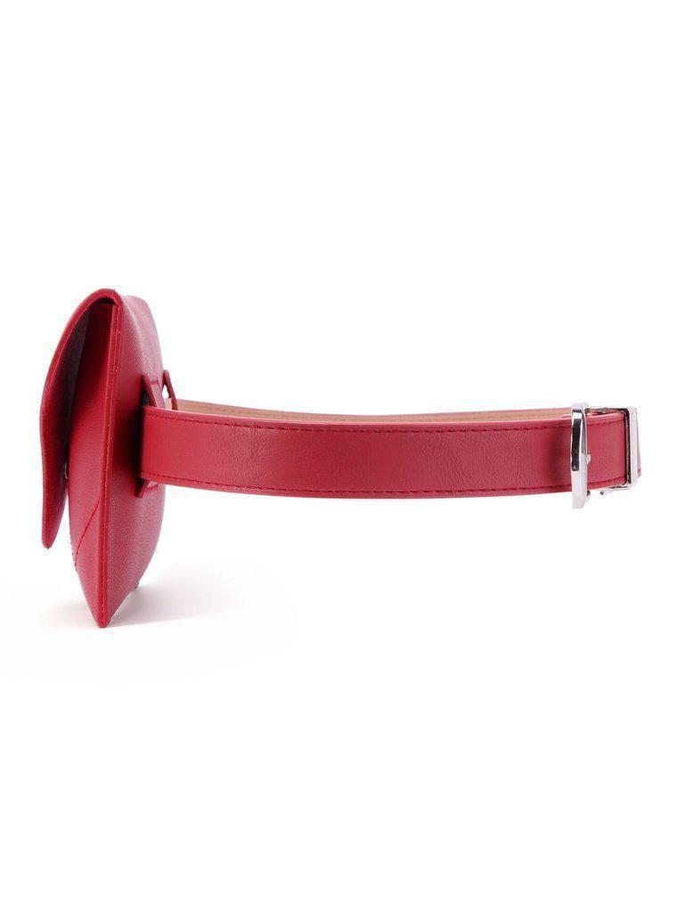 Buckle Belt With Removable Fanny Pack-accessories-Des Mess