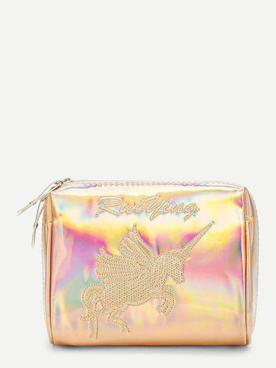 Metallic Makeup Bag-makeup-Des Mess