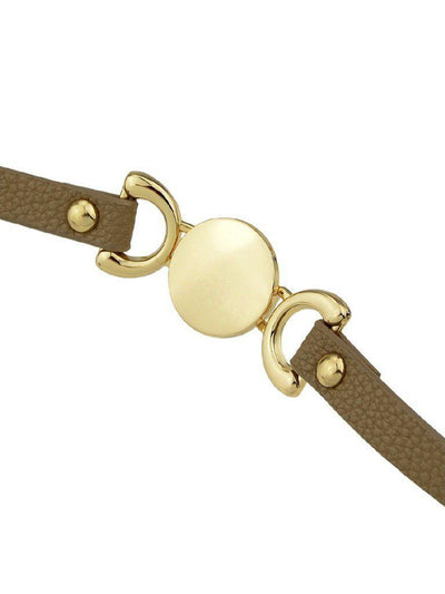 Khaki Multi-Layer Winding Wide Bracelet--Des Mess